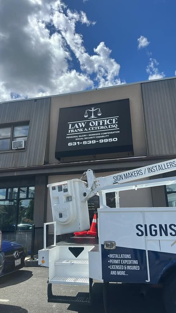 Commercial awning for Law Office of Frank A. Cetero