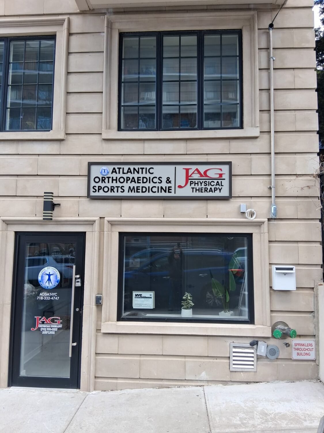 Building pan signs for Atlantic Orthopaedics & JAG